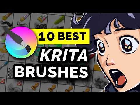 I Tested EVERY Brush on Krita. These 10 Matter.