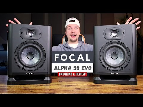 These Studio Monitors Sound INSANE!!! // Focal Alpha 50 Evo Studio Monitors (Unboxing & Review)
