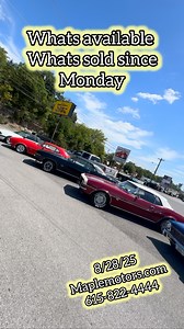 MapleMotors 615-822-4444 | Whats Available Maplemotors.com #hotrods #musclecars #classics #sportscars #carshow #yesday #forsale #deals #fastcars #hotcars | Instagram