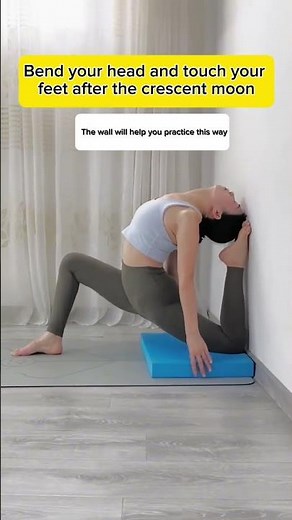 Wall-Supported King Pigeon: Head-to-Foot Backbend Tutorial | Flexibility Challenge #DareToFit