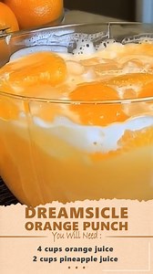 Dreamsicle Orange Punch Ingredients 👇 | Very Good Recipes
