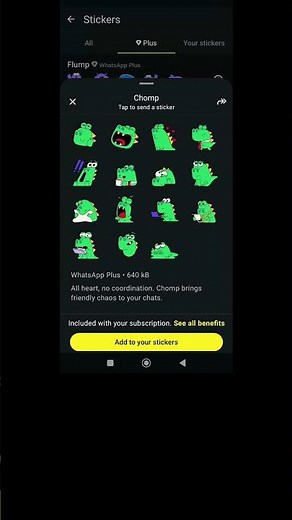 Try WhatsApp Premium Stickers! #howto #whatsapp #sticker