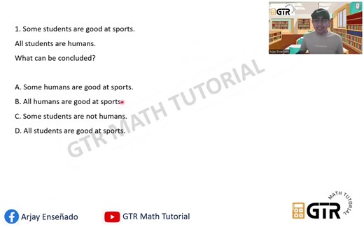 Civil Service Exam Review Logical Reasoning - Syllogism #arjayensenado #gtrmathtutorial #civilserviceexam