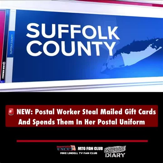 Right Wing Uncut on Instagram: "🚨 NEW: Postal Worker Steal Mailed Gift Cards And Spends Them In Her Postal Uniform"