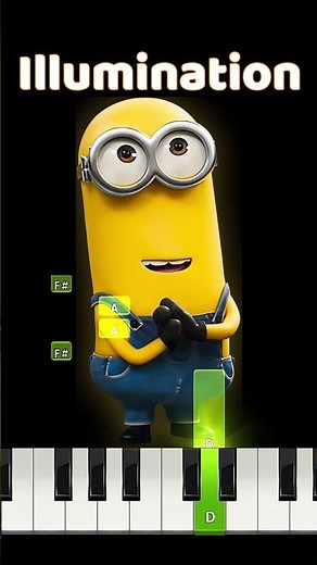 Illumination Song (Sing 2) – Minions Piano Tutorial (Easy)