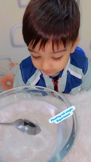 Fun and Science Experiment! Floating ink magic Experiment #experiment #floating #science #homeschoolingwithmbu #reels #viralvideos #réel #kids #preschool | Home Schooling with MBU