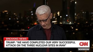 The U.S. “successfully” hit three nuclear sites in Iran, President Donald Trump announced earlier tonight, as the conflict between Israel and Iran entered its second week. | Anderson Cooper 360