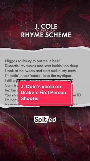 Analyzing J. Cole's Rhyme Scheme on First Person Shooter | Hip Hop Breakdown