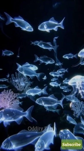 Animals That Glow Without Fire😱🔥 #shorts #animals #facts #documentary #oddityearth