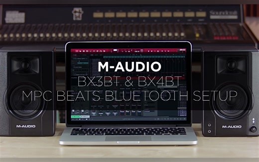 如何在 MPC 软件里使用 M-Audio BX3 BT 和BX4 BT 监听音箱设置