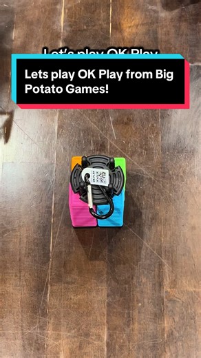 Let’s play OK Play by @Big Potato Games! I love how portable this is making it easy to grab for games nights. It’s super fast to learn but quickly becomes strategic as you try to get 5 in a row on an ever changing board. It’s a fantastic game for 2-4 players and takes about 10-15 minutes to fully play. Perfect for game nights! Our game group, @Dice & Distractions had a fantastic time playing this! #boardgame #boardgames #familygames #familyfun #fyp