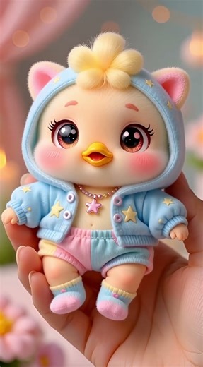 Too Cute Duck Baby Doll 🐥💛 | Kawaii Mini Toy
