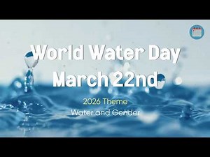 💧 World Water Day 2026 #waterandgender