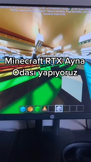 How to Build an RTX Mirror Room in Minecraft