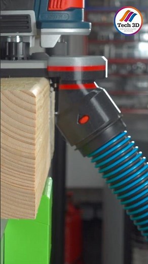 Adapters for connecting hose GAS Bosch vacuum cleaners for GKF 12V-8 edge router #boschtools