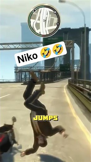 Getting Off a Moving Bike in GTA Games #gta #GTA5 #gaming