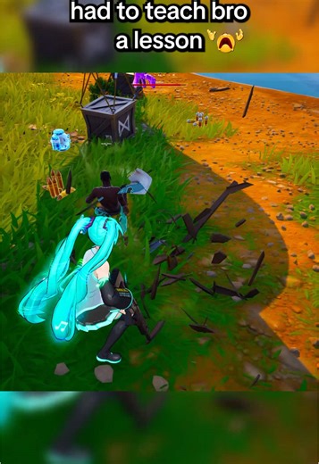 Had to teach bro a lesson 😭 #fortnite #wolfyz