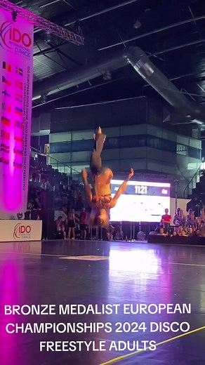 Bronze Medalist in Disco Freestyle at European Championships
