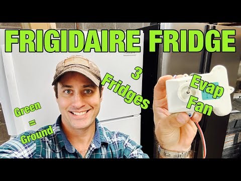 Frigidaire refrigerator not cooling in the fridge | FFTR1814TWG | bad evaporator motor