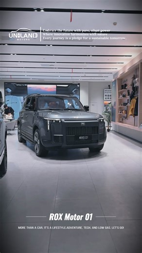 Close-Up on Perfection: ROX 01’s Stunning Exterior & Interior Details Static doesn’t mean boring—meet the ROX 01, where new energy tech meets luxury! This close-up video highlights its cutting-edge infotainment system, spacious cabin, and refined finishes. Built for drivers who demand both performance and aesthetics. Swipe to see every stunning detail. Follow for more Chinese auto gems! | Uniland Motors