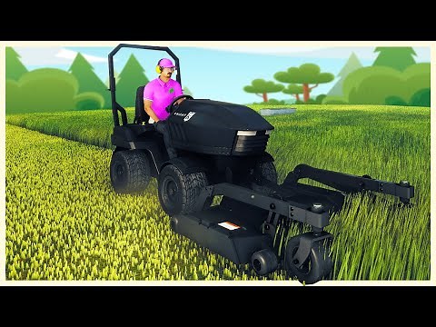I Bought the Most Insane Lawn Mower Money Can Buy - Lawn Mowing Simulator