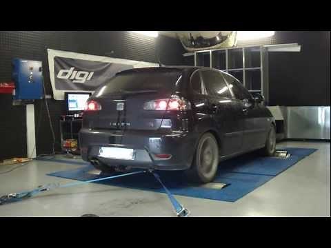 Seat Ibiza tdi 130cv @ 176cv reprogrammation moteur dyno digiservices