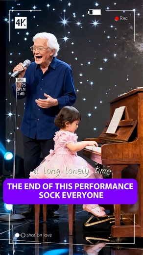 79K views · 2.2K reactions | Grandfather and Granddaughter’s Unchained Melody Performance Stuns the Audience. 拾 Full performance in the comments!  | Pascualillo Coronado y La Nueva Estrella Azul | Facebook