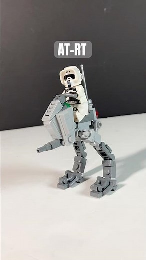 How to Make an Imperial AT-RT Driver in LEGO! #legostarwars #stormtrooper