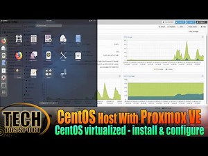 Installing CentOS 7 on Proxmox | CentOS 7 virtualisation in proxmox | CentOS 7 install & configure