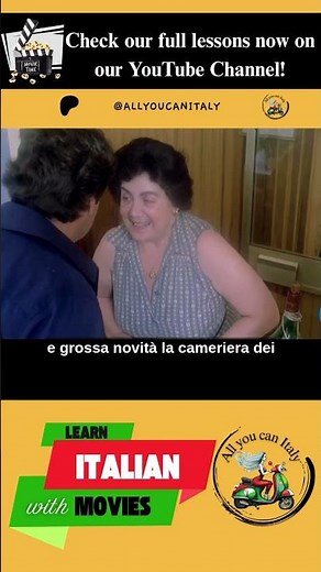 The Nosy Concierge - LEARN ITALIAN WITH SHORT - #learnitalian #italianmovies #filmitaliani