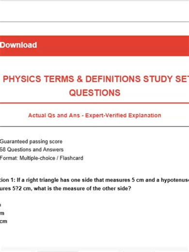 ASVAB Physics Terms Definitions Study Set 2026 ⚡🔬 Master Key Concepts & Boost Your Score 🚀💯 98 characters: ASVAB Physics Terms 2026 | Definitions Study Set, Practice & Exam Prep 📚✨ Preparing for the ASVAB in 2026? 🎯 This Physics Terms Study Set helps you understand the most important definitions and concepts commonly tested on the exam so you can improve your confidence and AFQT performance 💪🇺🇸 Inside this updated 2026 physics review: ✅ Force, motion & energy definitions ⚡ ✅ Newton’s Law