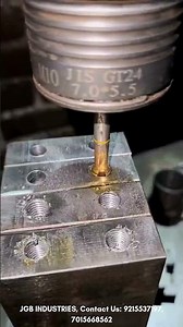 Precision Tapping Process - Accurate Threading #TappingProcess #PrecisionMachining #Threading