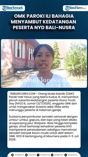 OMK Paroki Ili Bahagia Menyambut Kedatangan Peserta NYD Bali-Nusra