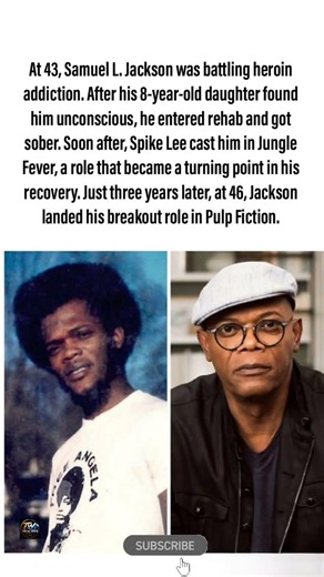 Samuel L. Jackson's Incredible ComebackInspiration #PulpFiction #JungleFever #SuccessStory