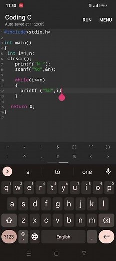 Print number series using while loop in C program #clanguage #whileloop#basicofcoding#tutorial