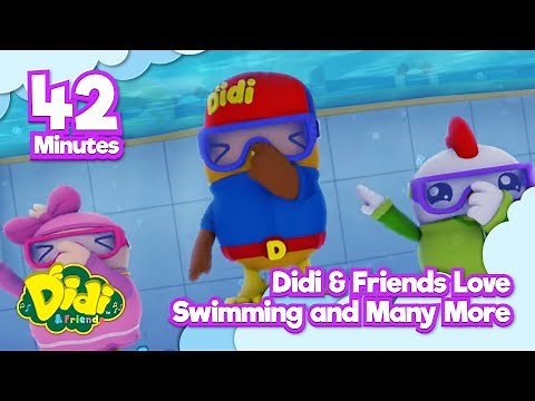 Didi & Friends Love Swimming | Popular Nursery Rhymes Compilation | Didi & Friends English