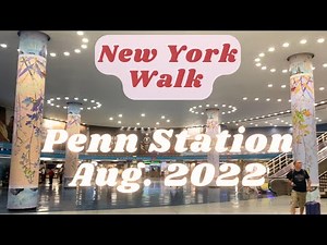 [NYC Walk] Penn Station walk through on 8/24/2022