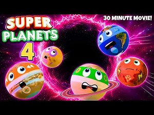 PLANETS vs VOIDMASTER! (Superplanets 4 — FULL MOVIE) 🚀 Epic 30 Min Space Adventure for Kids