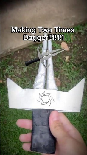 Making Two Times Dagger // #forsaken #roblox #diy