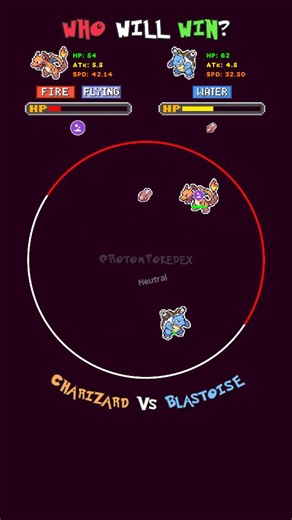 Rotom Pokedex on Instagram: "Charizard 年諾 VS Blastoise Charizard (Gold) - If Charizard becomes furious, the flame at the tip of its tail flares up in a whitish-blue color. Blastoise (Pearl) - The jets of water it spouts from the rocket cannons on its shell can punch through thick steel. #pokemon #pokèmon #pokedex #battle #pokebattle #pokemonbattle #charizard #blastoise #fire #flying #water #starter #starterpokemon #gen1 #kanto #red #blue #redandblue"