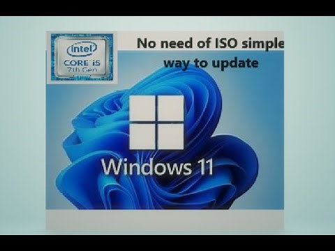 Update windows 11 in i5 7th gen processor without any ISO file|Windows 11 developer update#windows11