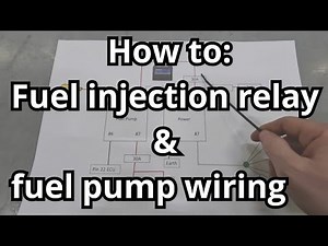 How i wired in a fuel pump and power relay to my MK1 ford fiesta zetec conversion step by step.