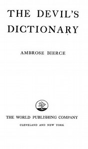 [PDF] The Devil's Dictionary PDF By Ambrose Bierce - Panot Book