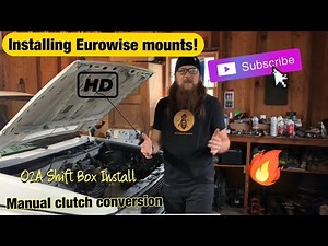 Ep:4 Mk1 VR6. How to Install Eurowise engine mounts, O2A Shift Box Adapter, Manual Clutch Conversion