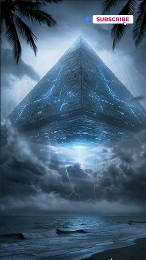 Epic Triangular Pyramid Spaceship Emerges Over Ocean 🌊 | Ultra-Realistic Cinematic 4K#ai #Sci-fi