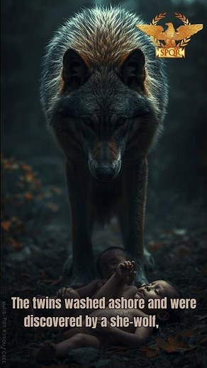 Raised by a Wolf: The Legend of Romulus & Remus #romulus #remus #romeempire #history