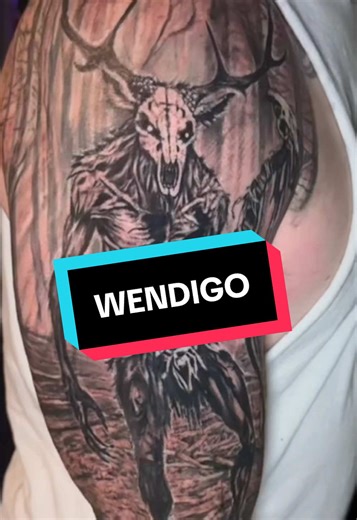 Wendigo Tattoo Design by Alpha Tattoo Morristown TN