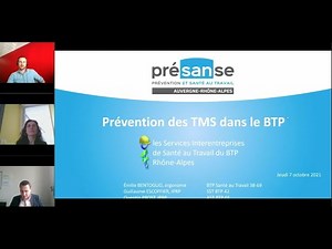 La prévention des TMS dans le BTP