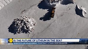 27K views · 456 reactions | New technology extracts lithium from seawater Scientists use solar energy to extract lithium Oliver Regan tells you more Watch more at https://www.wionews.com/videos | WION | Facebook