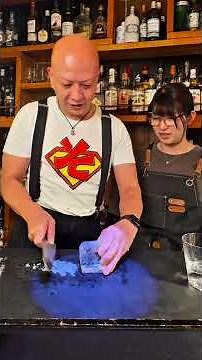 🍸I tried making a raspberry cocktail with my part-timer🍸#Part-timer #CocktailRecipe #BartenderSoh...